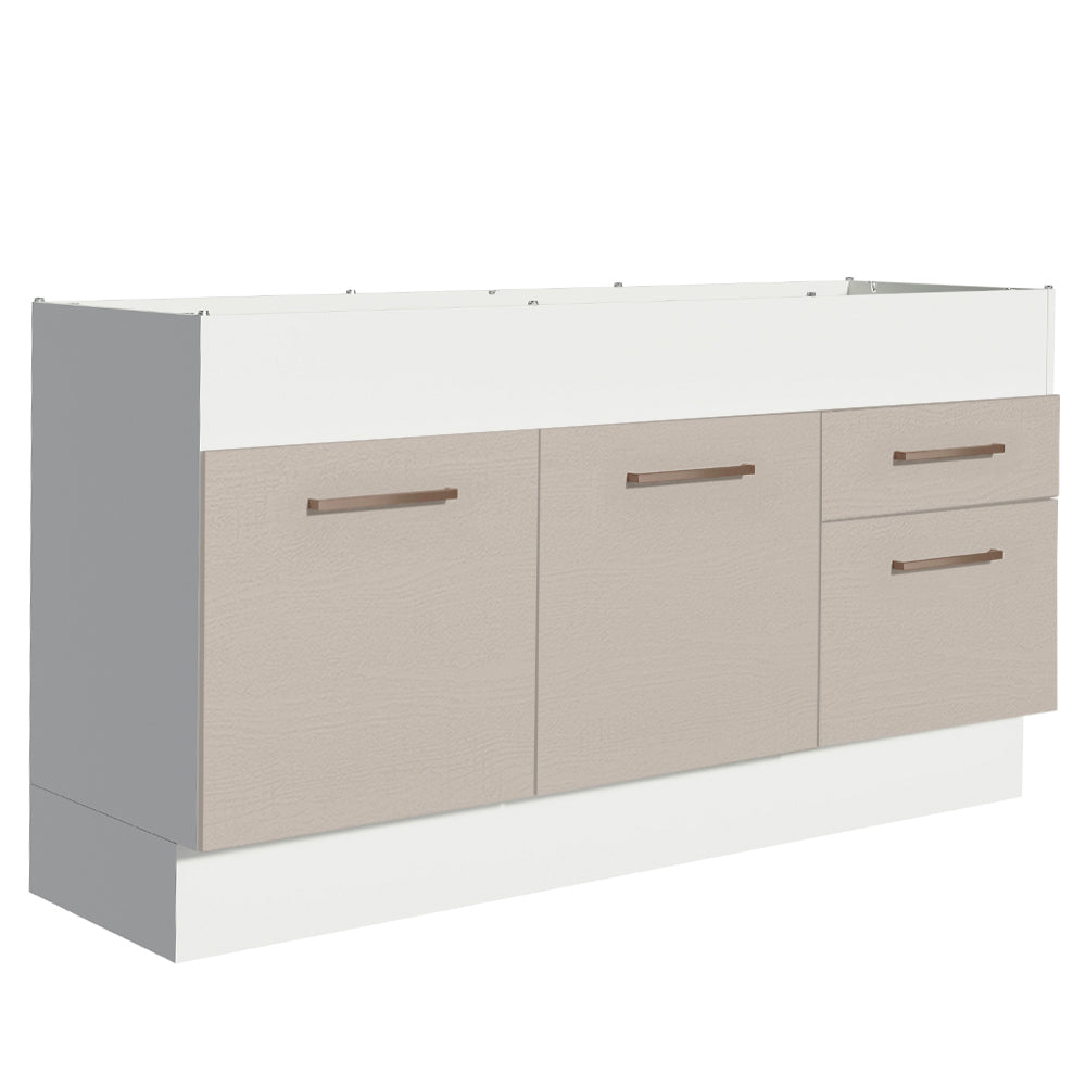Bajo mesada Madesa Agata 150 Cm 2 Puertas 2 Cajones