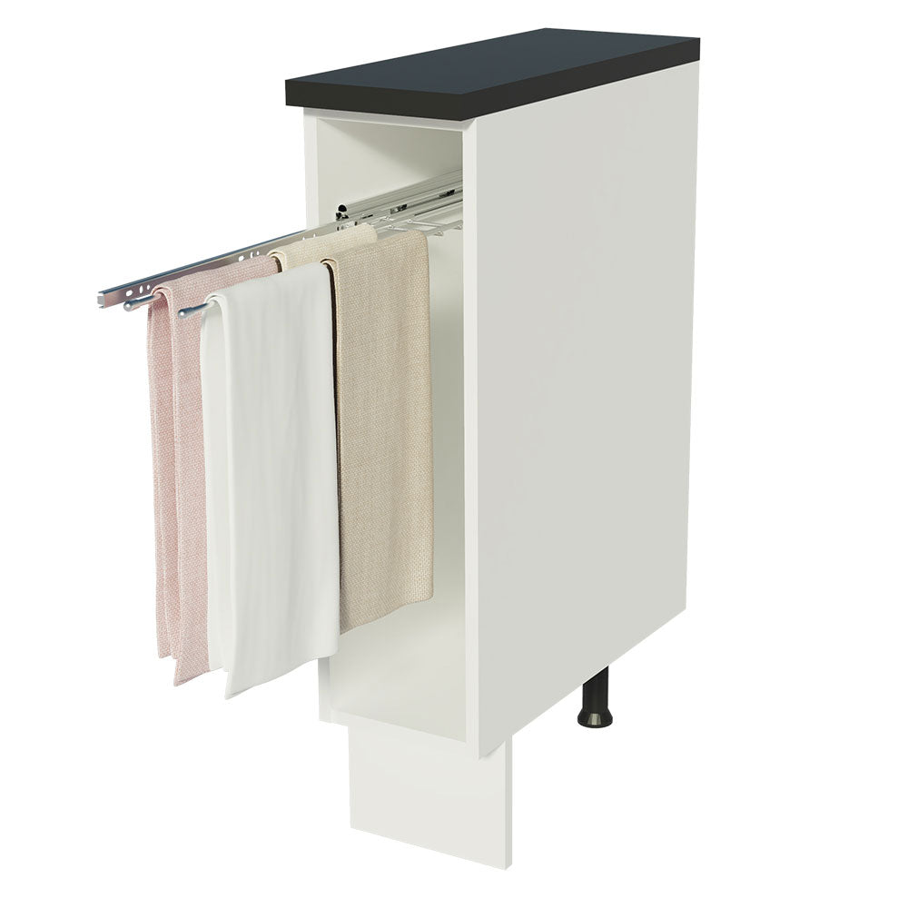 Bajo Mesada Cocina Porta Repasador 100% MDF Blanco Acordes Madesa