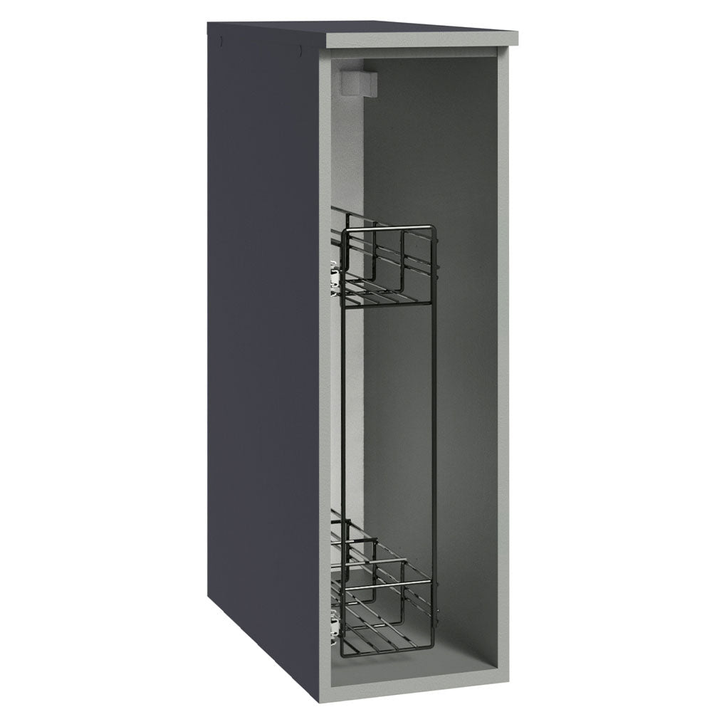 Bajo Mesada Especiero 20 cm Flotante Gris Nice