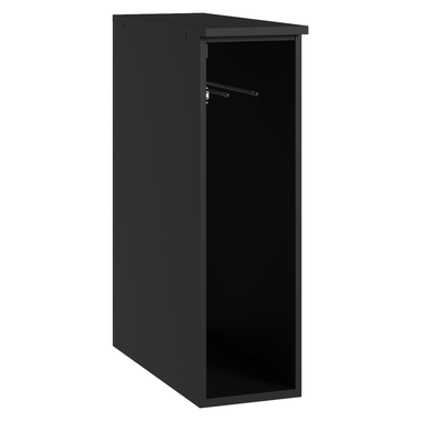 Bajo Mesada Porta Repasador 20 cm Flotante Negro Nice Madesa