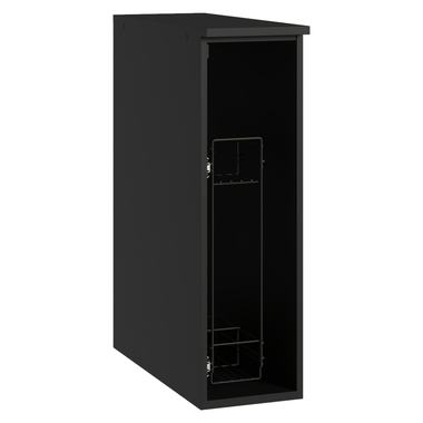 Bajo Mesada Especiero 20 cm Flotante Negro Nice Madesa