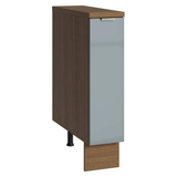 Bajo Mesada Especiero 20 cm 1 Puerta Marrón/Gris Lux Madesa