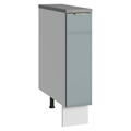 Bajo Mesada 20 cm 1 Puerta (Con Mesada) Especiero Blanco/Gris Lux Madesa