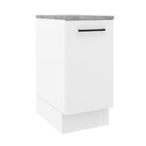Bajo Mesada 35 cm 1 Puerta Agata Blanco