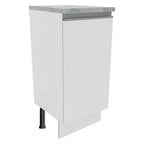 Bajo Mesada 35 cm 1 Puerta Blanco Glamy Madesa