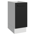 Bajo Mesada 35 cm 1 Puerta Sin Mesada Blanco/Negro Agata Madesa
