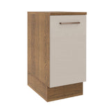 Bajo Mesada 35 cm 1 Puerta Marrón/Crema Agata