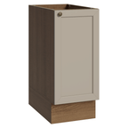 Bajo Mesada 35 cm 1 Puerta Sin Mesada Marrón/Crema Vik Madesa