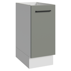 Bajo Mesada 35 cm 1 Puerta Sin Mesada Blanco/Gris Agata Madesa