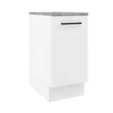 Bajo Mesada 40 cm 1 Puerta Agata Blanco