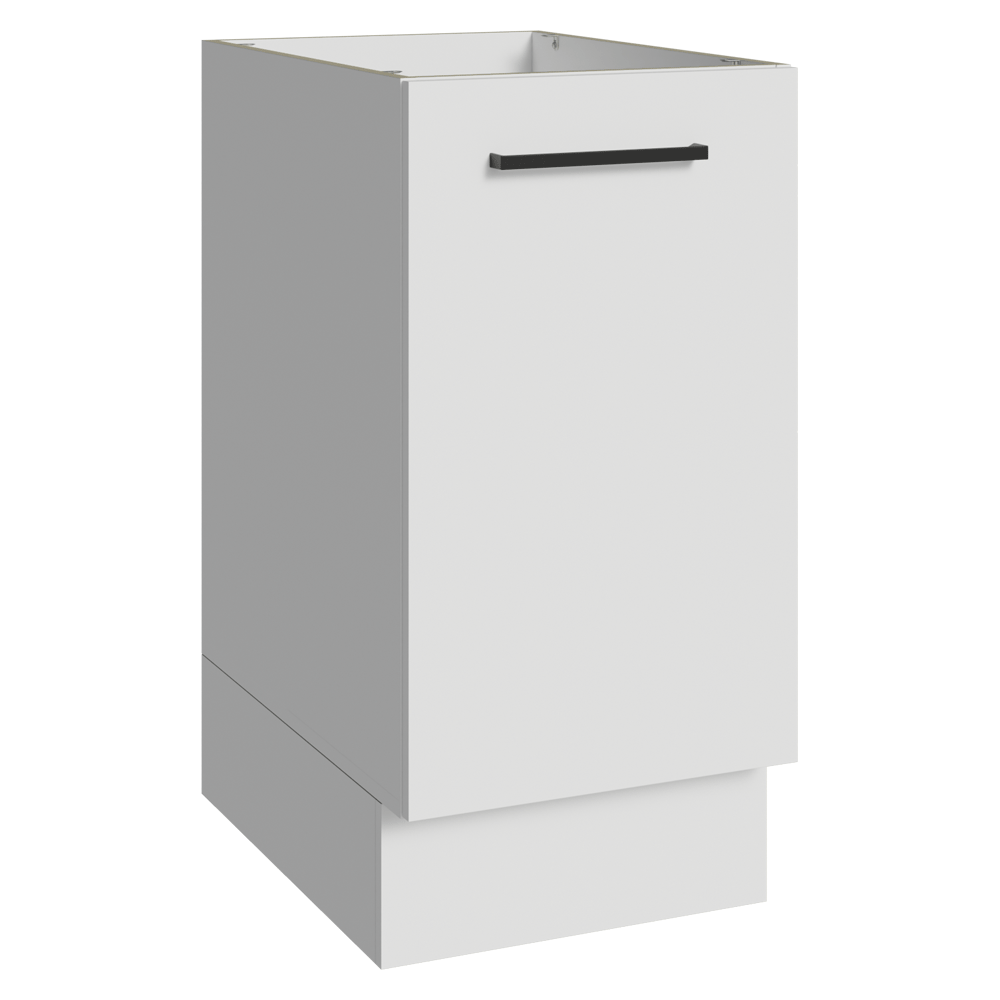 Bajo Mesada 40 cm 1 Puerta Sin Mesada Blanco Agata Madesa
