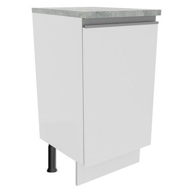 Bajo Mesada 40 cm 1 Puerta Blanco Glamy Madesa