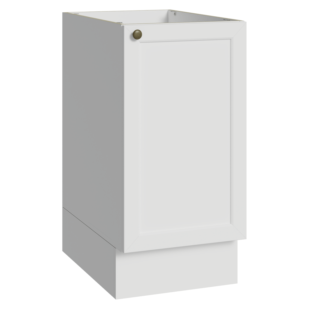 Bajo Mesada 40 cm 1 Puerta Sin Mesada Blanco Vik Madesa