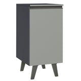 Bajo Mesada Cocina 40 cm 1 Puerta con Patas Gris Nice Madesa