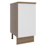 Bajo Mesada Cocina 40 cm 1 Puerta Marrón/Blanco Stella Madesa