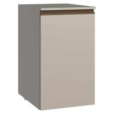 Bajo Mesada 40 cm 1 Puerta Flotante Crema Nice Madesa