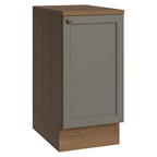 Bajo Mesada 40 cm 1 Puerta Marrón/Gris Vik Madesa