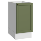Bajo Mesada 40 cm 1 Puerta Sin Mesada Blanco/Verde Vik Madesa