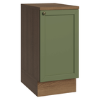 Bajo Mesada 40 cm 1 Puerta Marrón/Verde Vik Madesa