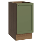 Bajo Mesada 40 cm 1 Puerta Sin Mesada Marrón/Verde Vik Madesa