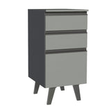 Bajo Mesada 40 cm 3 Cajones Nice Gris