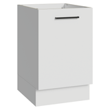 Bajo Mesada 50cm 1 Puerta (Sin Mesada) Blanco Agata Madesa