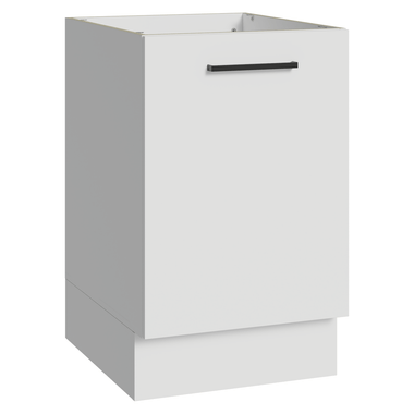 Bajo Mesada 50 cm 1 Puerta Sin Mesada Blanco Agata Madesa