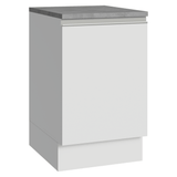 Bajo Mesada 50cm 1 puerta Blanco Glamy Madesa
