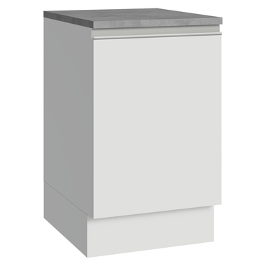 Bajo Mesada 50 cm 1 Puerta Blanco Glamy Madesa