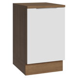 Bajo Mesada 50cm 1 puerta Marrón/Blanco Stella Madesa