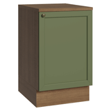 Bajo Mesada 50cm 1 puerta Marrón/Verde Vik Madesa