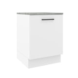 Bajo Mesada 60 cm 1 Puerta Agata Blanco