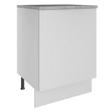 Bajo Mesada Cocina 60 cm 1 Puerta Blanco Stella Madesa
