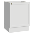 Bajo Mesada 60 cm 1 Puerta Sin Mesada Blanco Vik Madesa