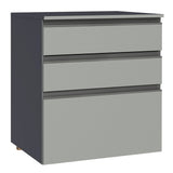 Bajo Mesada 60 cm 3 Cajones Nice Gris