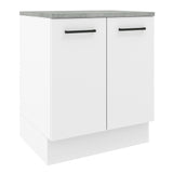 Bajo Mesada 70 cm 2 Puertas Agata Blanco
