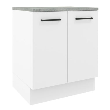 Bajo Mesada 70 cm 2 Puertas Blanco Agata Madesa