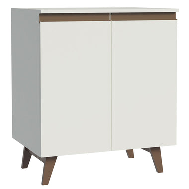 Bajo Mesada 70 cm 2 Puertas con Patas Blanco Reims Madesa