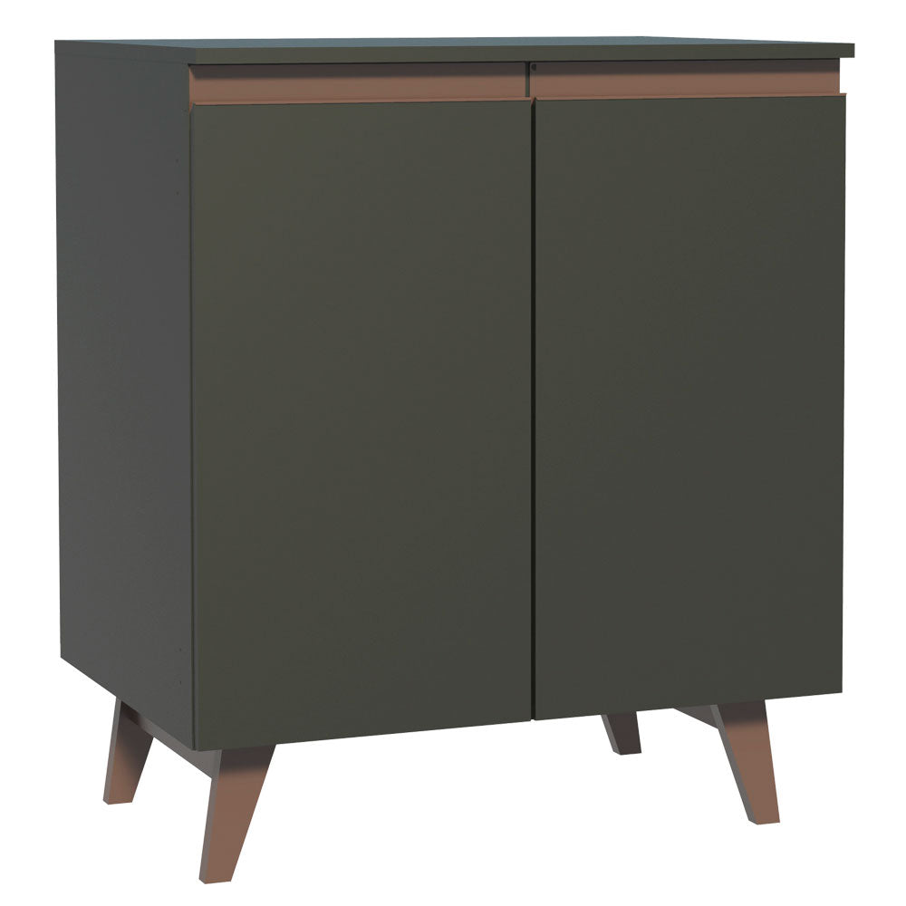Bajo Mesada 70 cm 2 Puertas Reims Negro