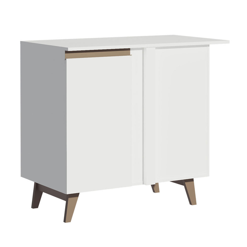 Bajo Mesada de Esquina 1 Puerta Reims Blanco