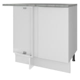 Bajo Mesada 94 cm Sin cajones 1 Puerta Stella Blanco