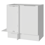 Bajo Mesada Esquinero 94 cm 1 Puerta (Sin Mesada) Blanco Stella Madesa