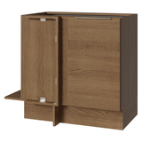 Bajo Mesada Esquinero 94 cm 1 Puerta (Sin Mesada) Marrón Stella Madesa