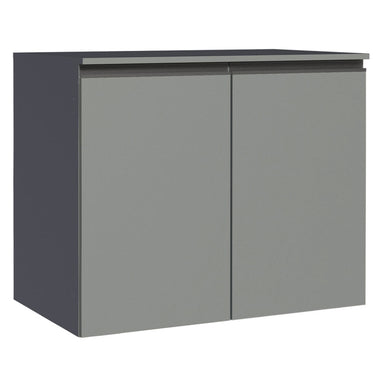 Bajo Mesada 80 cm 2 Puertas Flotante Gris Nice Madesa