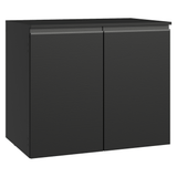 Bajo Mesada de Cocina 80 cm 2 Puertas Flotante Negro Nice Madesa