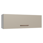 Alacena 100 cm 1 Puerta Rebatible Blanco/Crema Agata Madesa