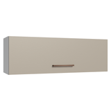 Alacena 100 cm 1 Puerta Rebatible Blanco/Crema Agata Madesa