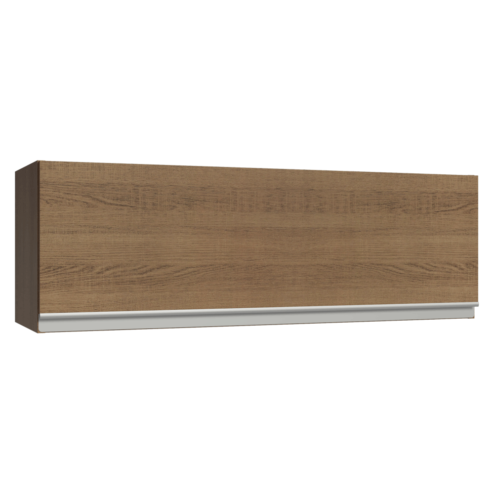 Alacena 100 cm 1 Puerta Rebatible Marrón Glamy Madesa
