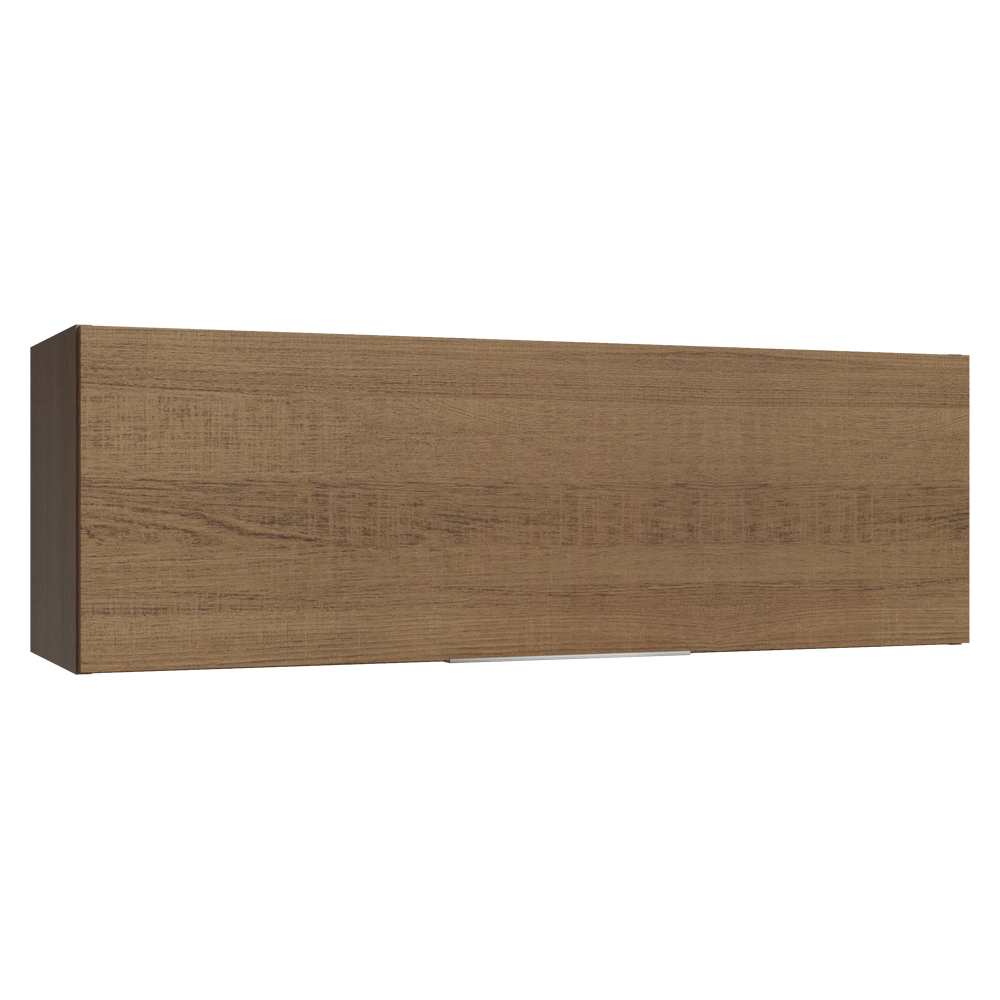 Alacena 100 cm 1 Puerta Rebatible Marrón Stella Madesa