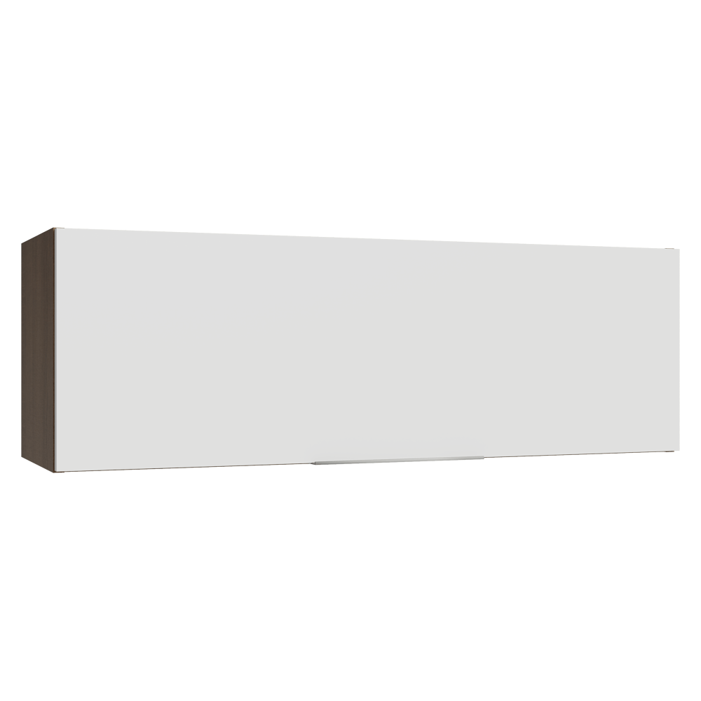 Alacena 100 cm 1 Puerta Stella Marrón/Blanco
